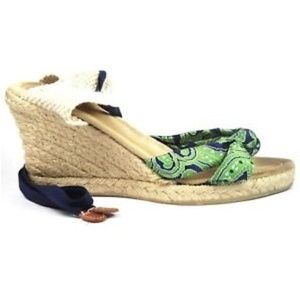 J Crew Womens Espadrille Wedge Sandal Heel 7 Wrap